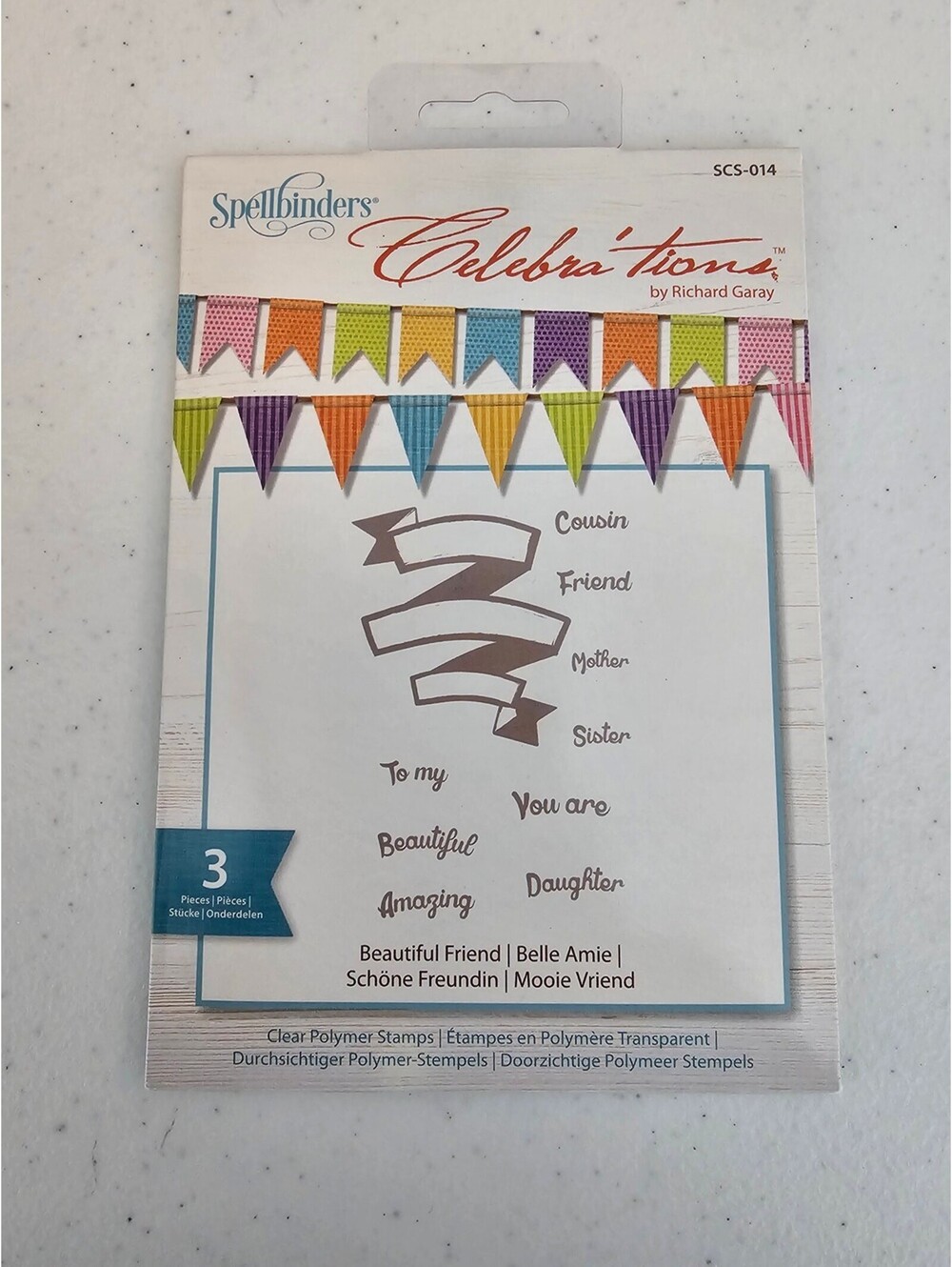 Spellbinders Celebrations by Richard Garay Beautiful Friend Steel Craft Die Set